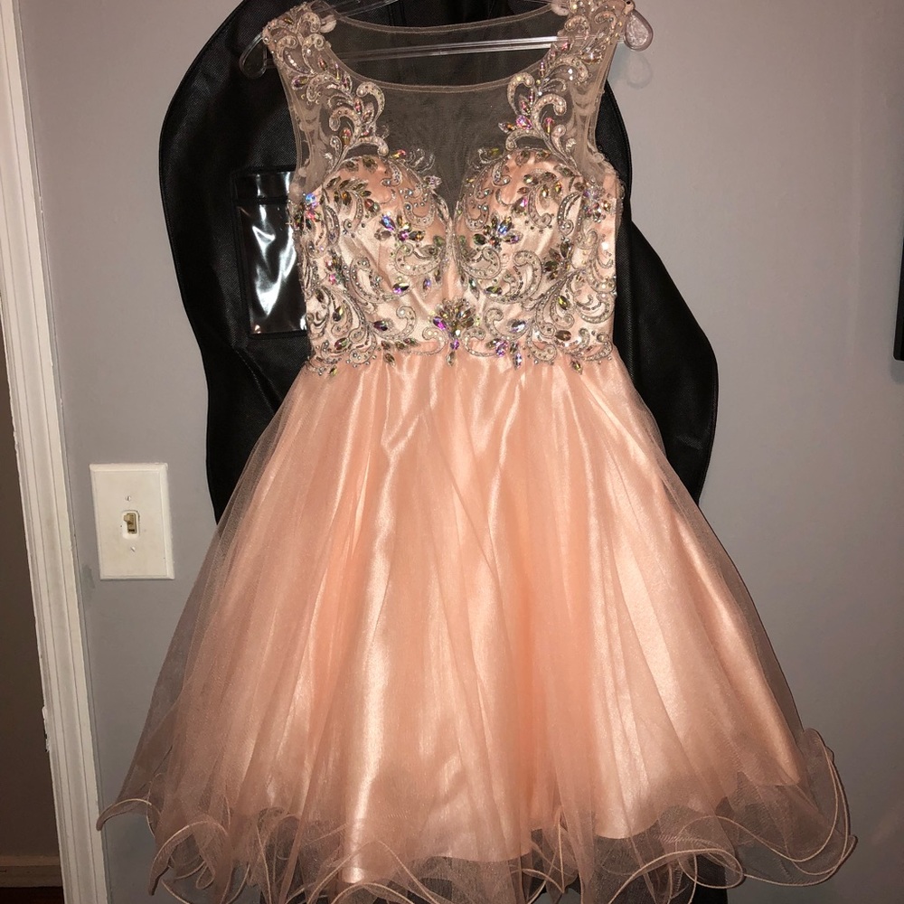 Blush Homecoming/ Prom Dress